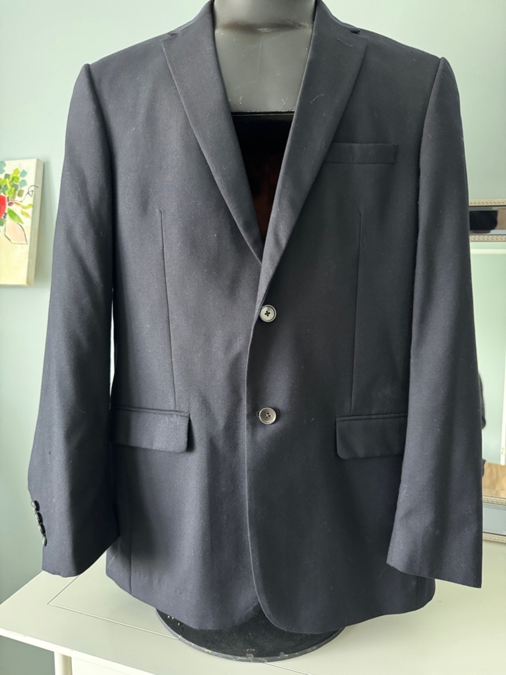 Jos. A. Bank Dark Navy Two-Button Sport Coat